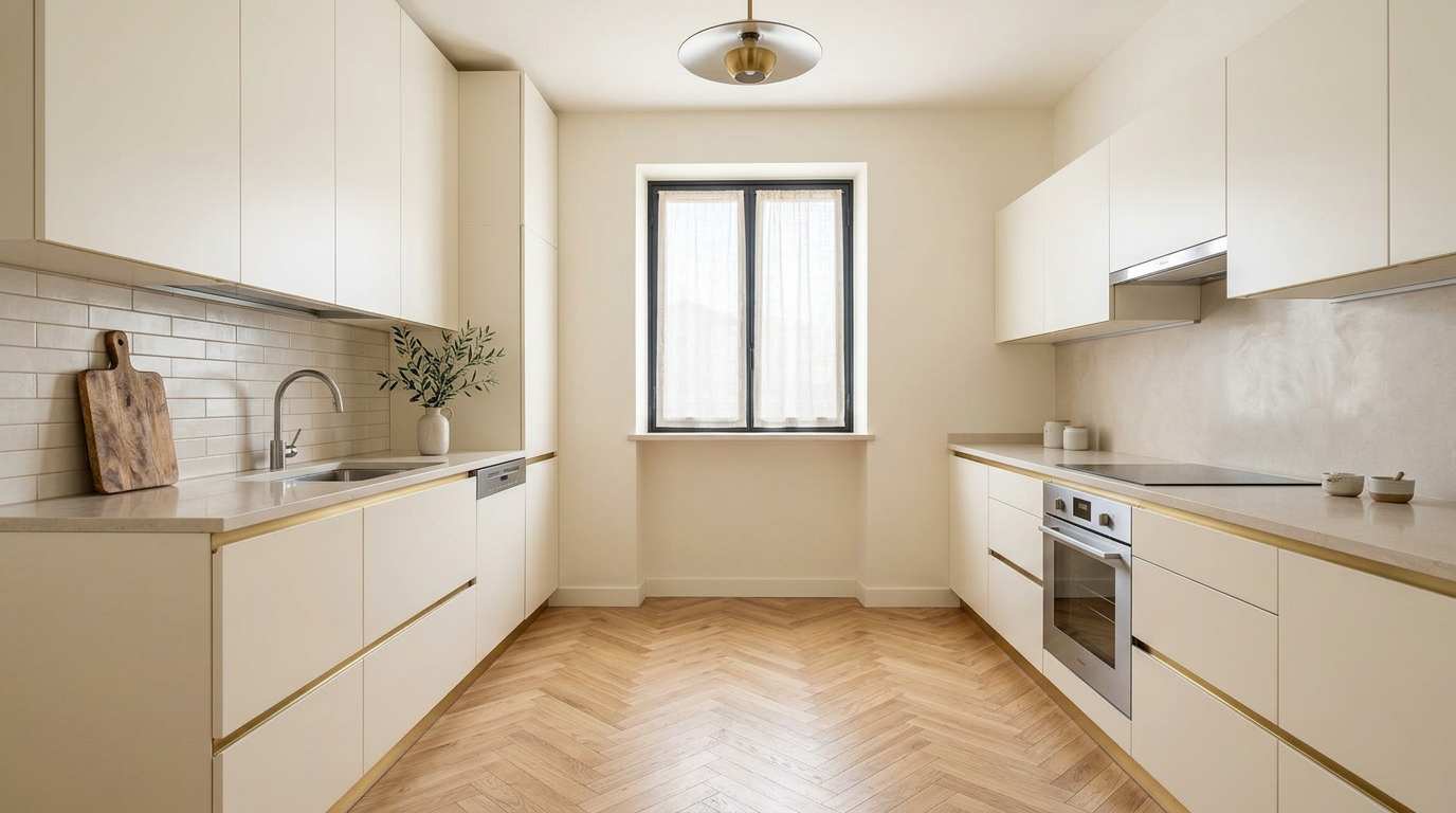 Cucina dopo l'intervento — operazione immobiliare Rebricks